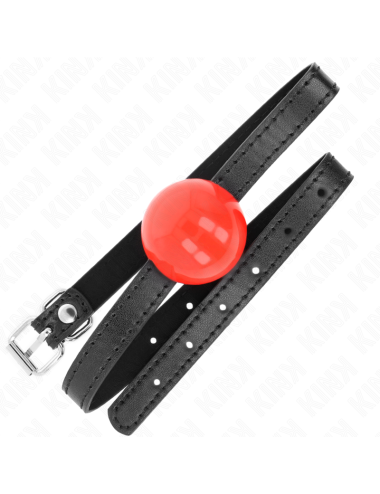 KINK - PALLA SINGOLA ROSSA GAG 4 CM 65 x 1