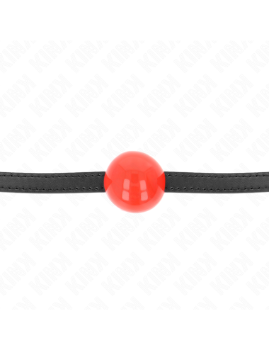KINK - PALLA SINGOLA ROSSA GAG 4 CM 65 x 1