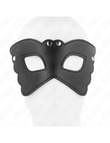 KINK - MASCHERA IN SIMILPELLE A FORMA DI FARFALLA 20 x 9 CM