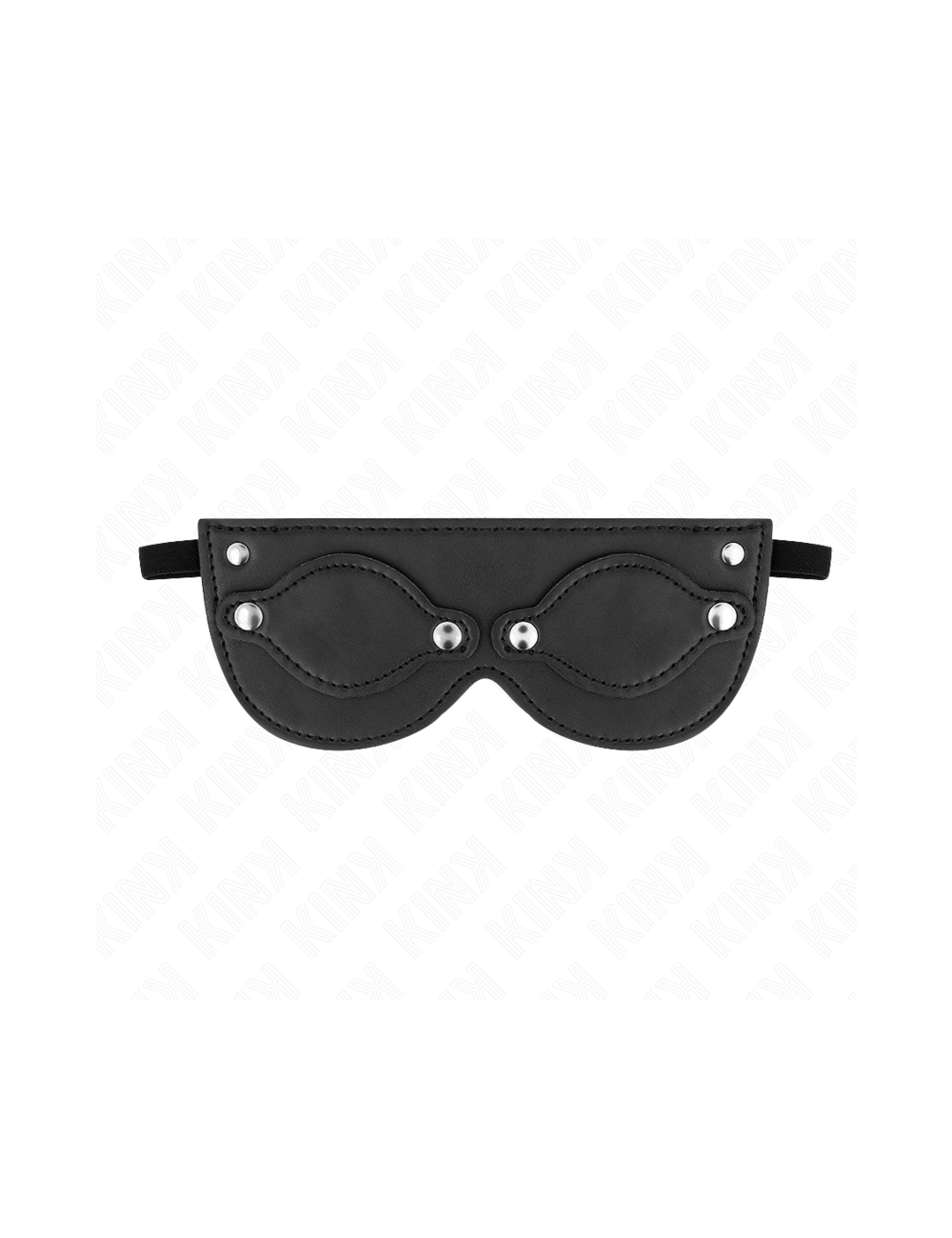 KINK - MASCHERA IN SIMILPELLE CON COPRI OCCHI RIMOVIBILI 22 x 9 CM