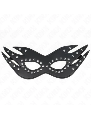 KINK - MASCHERA IN SIMILPELLE CON RIVETTI MODELLO 3 26 x 9