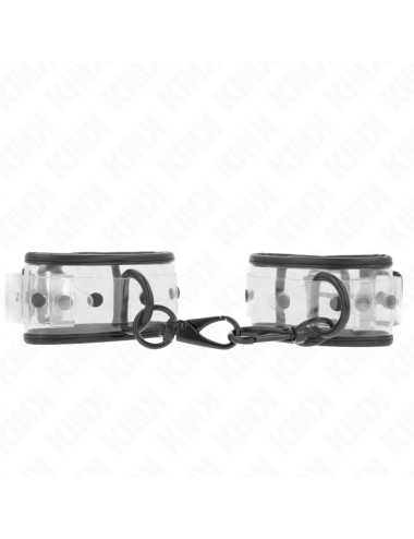KINK - POLSINI DA POLSO TRASPARENTI REGOLABILI 18-30 CM X 5