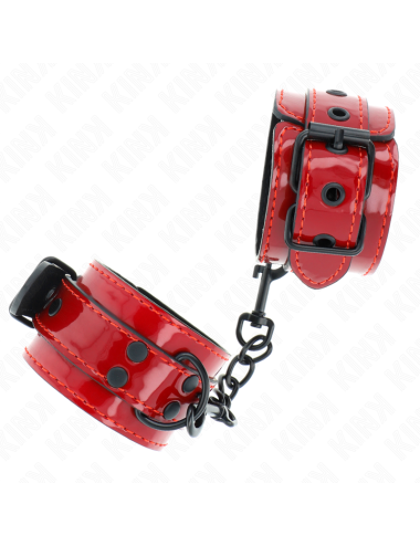 KINK - POLSINI DA POLSO ROSSO SCURO 23 X 5 CM