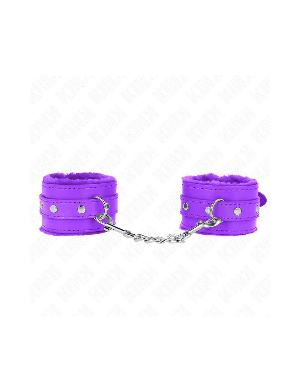 KINK - POGGIPOLSI PREMIUM IMBOTTITI IN PELLICCIA VIOLA CON CINTURA VIOLA REGOLABILE 17-29 CM X 6 CM