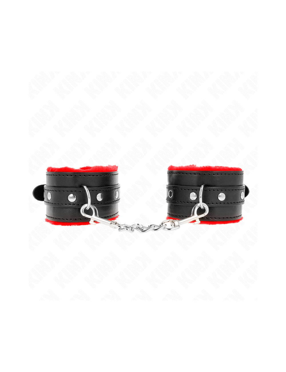 KINK - RESISTENZA DA POLSO PREMIUM FODERATA IN PELLICCIA ROSSO CON CINTURA NERA REGOLABILE 17-29 CM X 6 CM KINK - RESISTENZA DA POLSO PREMIUM FODERATA IN PELLICCIA ROSSO CON CINTURA NERA REGOLABILE 17-29 CM X 6 CM