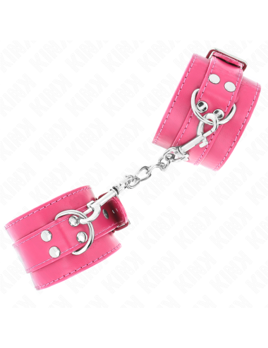 KINK - TENUTA DA POLSO ROSA LAMPONE CON FODERA ROSA LAMPONE REGOLABILE 20-28 CM X 5
