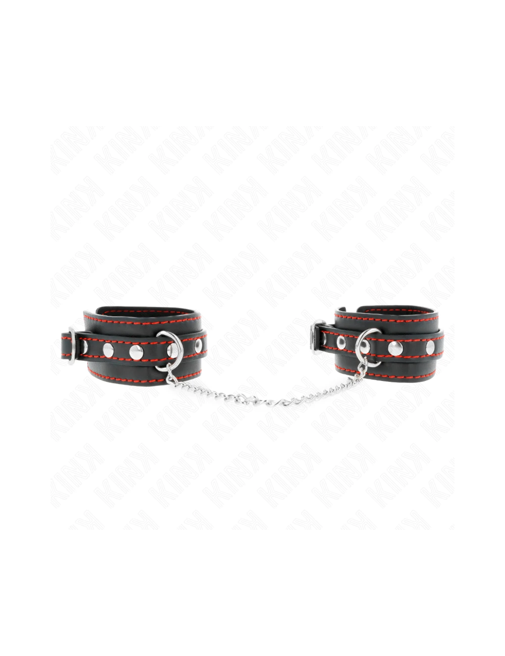 KINK - POTENZIALE DA POLSO PICCOLA NERA CON FODERA ROSSA REGOLABILE 14-24 CM X 3