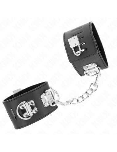 KINK - RESISTENZA DA POLSO MULTIPOSIZIONE CON CHIUSURA A LUCCHETTO NERA REGOLABILE 16-23 CM X 5