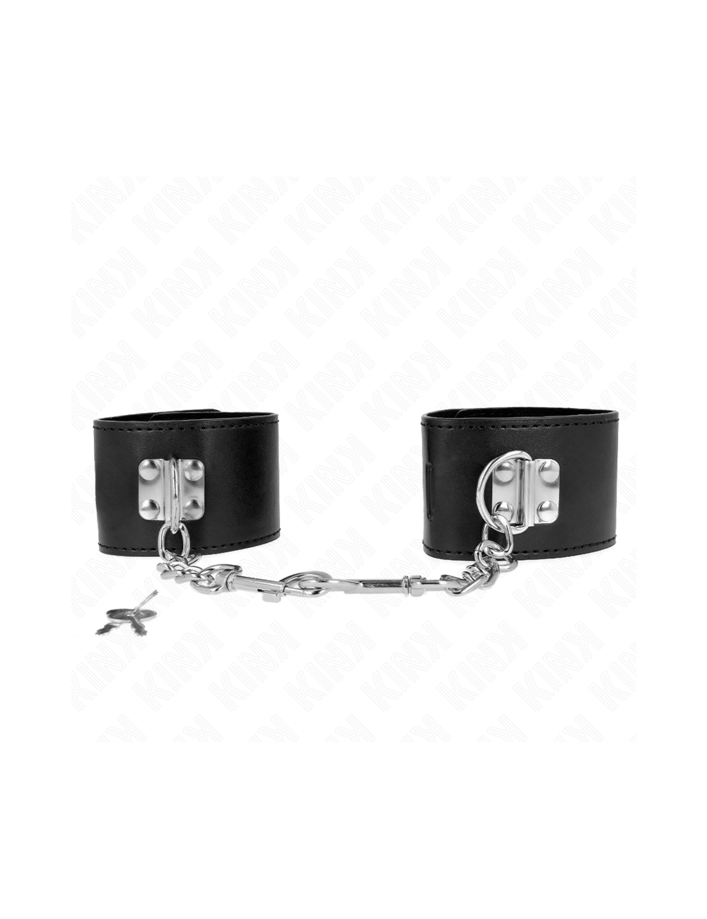 KINK - RESISTENZA DA POLSO CON CHIUSURA A LUCCHETTO NERO REGOLABILE 16-23 CM X 5