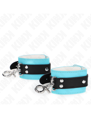 KINK - RESISTENZA DA POLSO PREMIUM CON SERRATURA NERO / BLU REGOLABILE 21-28 CM X 5