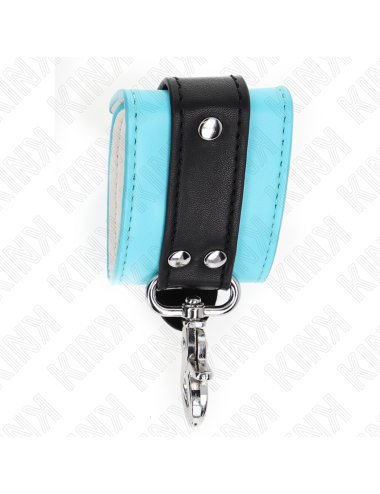 KINK - RESISTENZA DA POLSO PREMIUM CON SERRATURA NERO / BLU REGOLABILE 21-28 CM X 5,5 CM