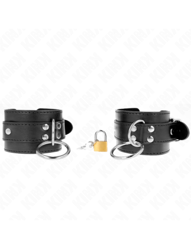 KINK - FERMAPOLSO CON BLOCCAGGIO O-RING NERO REGOLABILE 20-28 CM X 5