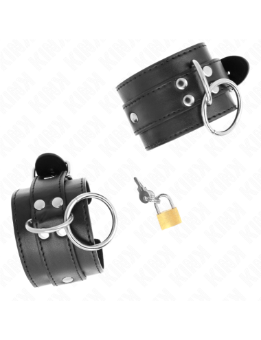KINK - FERMAPOLSO CON BLOCCAGGIO O-RING NERO REGOLABILE 20-28 CM X 5