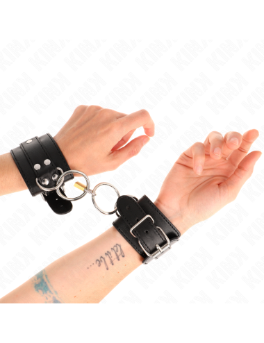 KINK - FERMAPOLSO CON BLOCCAGGIO O-RING NERO REGOLABILE 20-28 CM X 5,5 CM