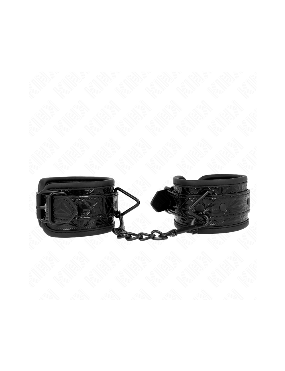KINK - RESISTENZA DA POLSO CON MOTIVO A DIAMANTI NERO REGOLABILE 17-26 CM X 5