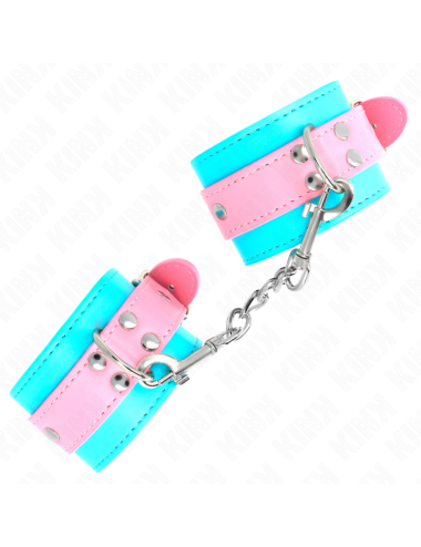 KINK - GRAZIOSI POGGIPOLSI BLU/ROSA REGOLABILI 16-28 CM X 5 CM