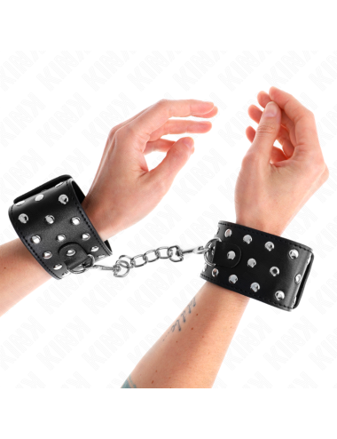KINK - RESISTENZA DA POLSO PUNK REGOLABILE 19-24 CM X 5,5 CM