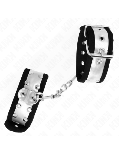 KINK - RESISTENZA DA POLSO SOTTILE NERO / ARGENTO 30 X 4 CM