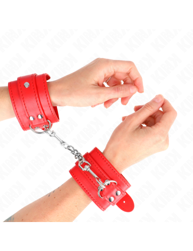 KINK - RESISTENZA DA POLSO SEMPLICE ROSSO REGOLABILE 20-23 CM X 5,5 CM