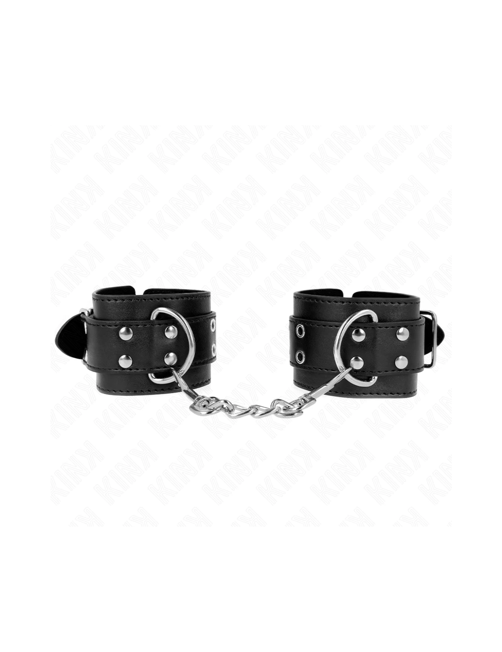 KINK - REGTINO DA POLSO DOPPIA FIBBIA NERO REGOLABILE 19-26 CM