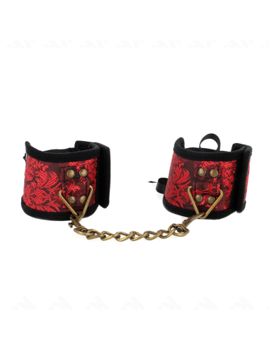 KINK - RESISTENZA DA POLSO SCANDALO DETTAGLI IN PIZZO ROSSO-NERO 24