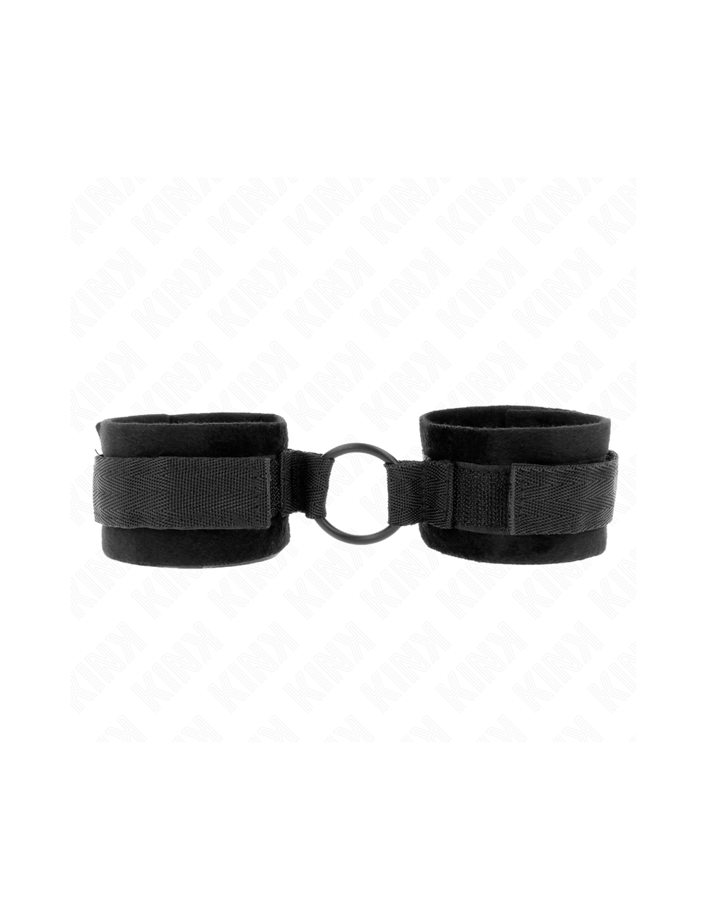KINK - POLSINI IN PELLICCIA PER PRINCIPIANTI 25 CM CON O-RING 4 CM NERO REGOLABILE 15-25 CM