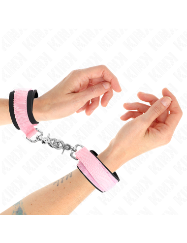 KINK - POGGIPOLSO REGOLABILE IN NEOPRENE ROSA REGOLABILE 22-34 CM