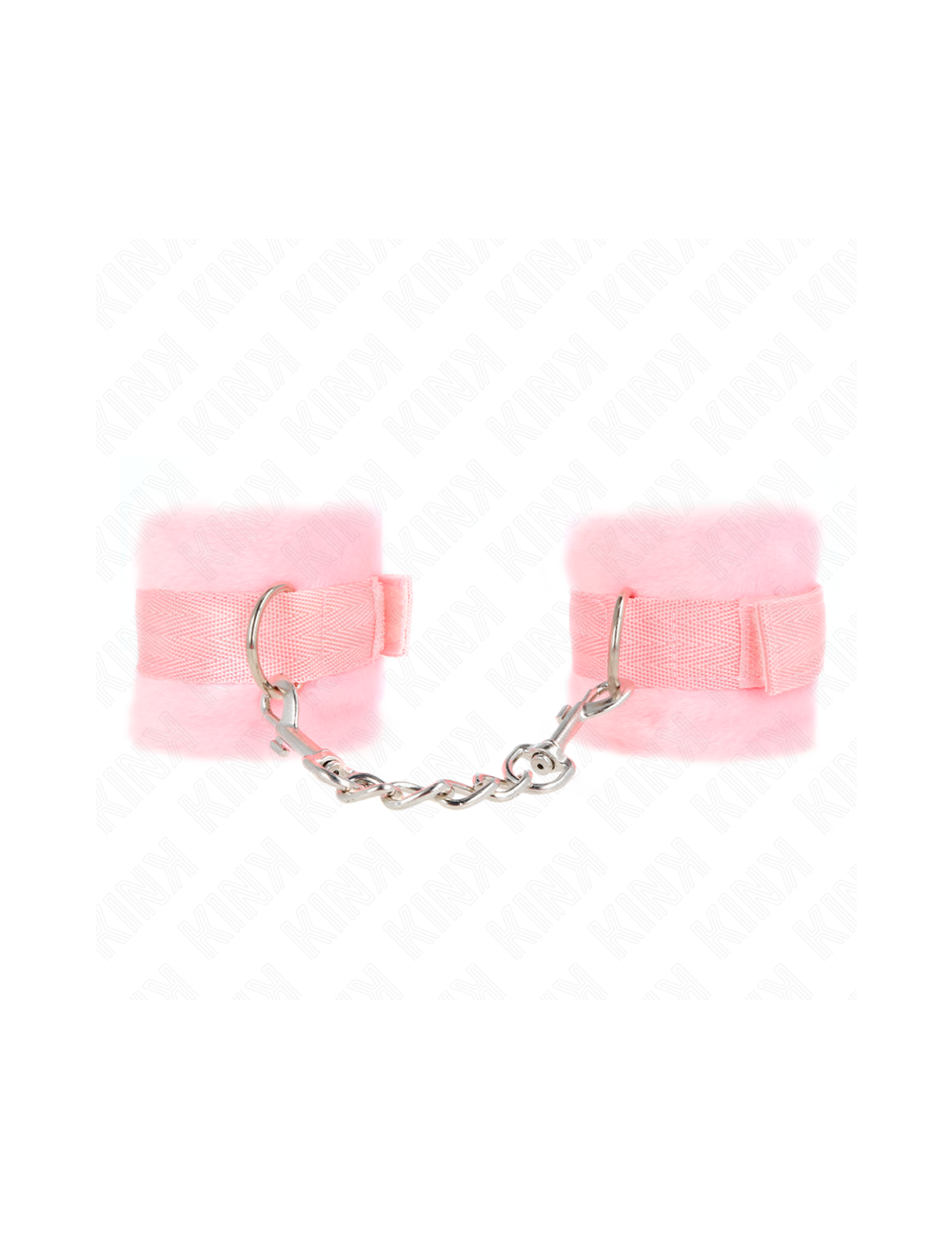 KINK - POLSINI IN PELLICCIA PER PRINCIPIANTI ROSA 30 X 7 CM