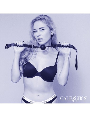 CALEXOTICS - NOCTURNAL BALL GAG SILICONE NERO