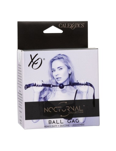 CALEXOTICS - NOCTURNAL BALL GAG SILICONE NERO