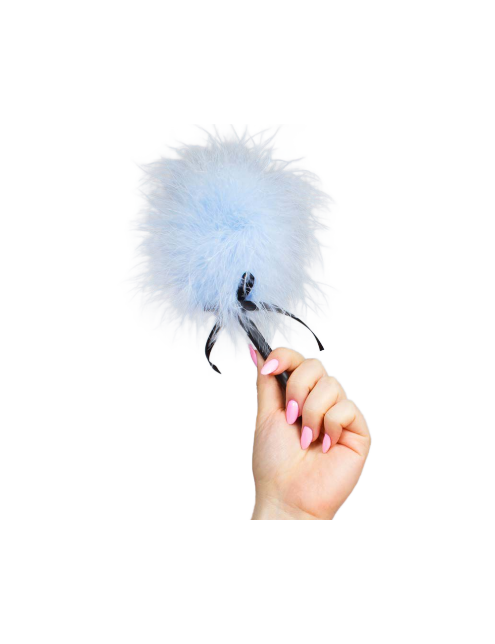 SECRETPLAY - SPOLVERINO MARABOU AZZURRO
