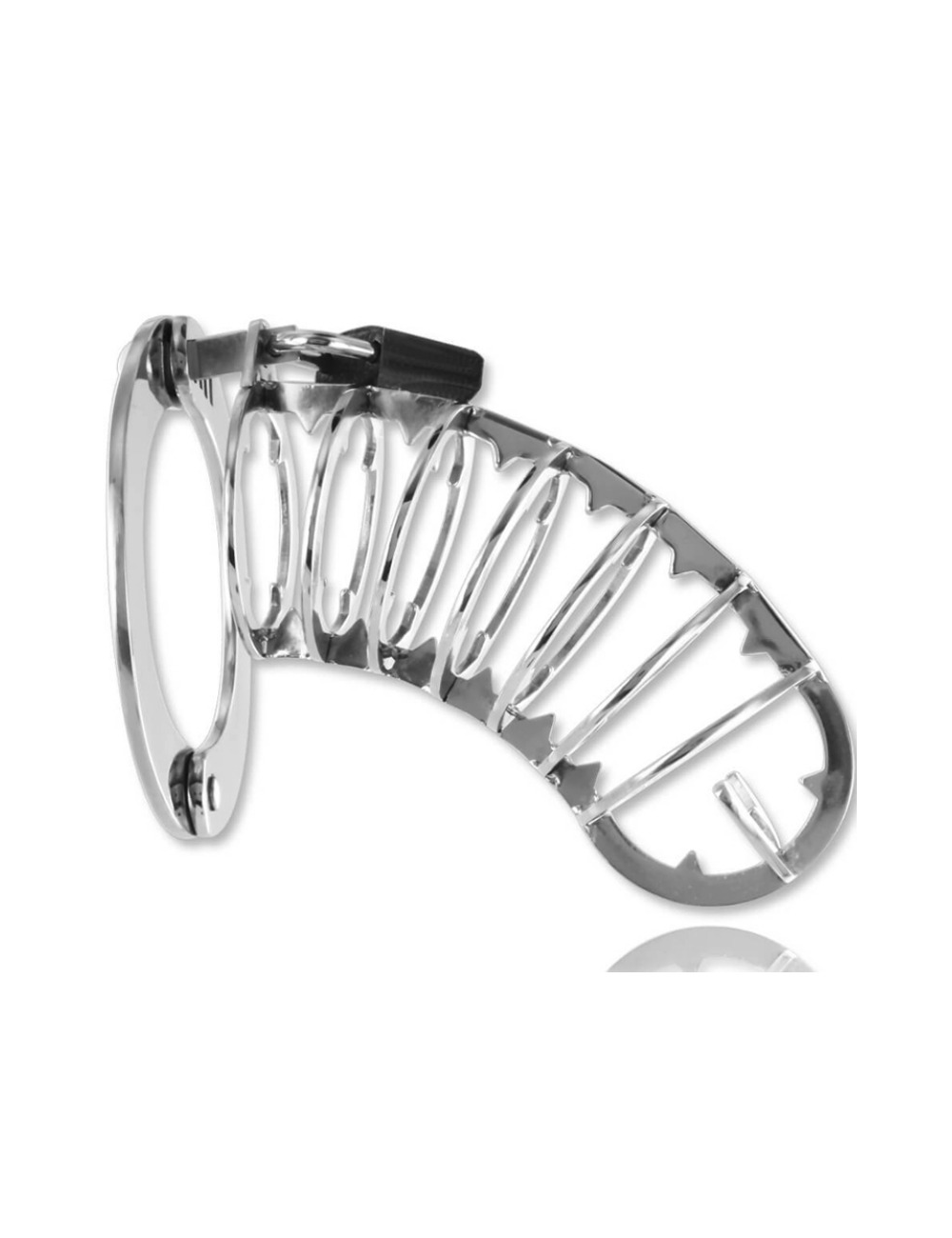 METAL HARD - GABBIA PER PENE METALLICA CON CHIUSURA DI SICUREZZA 14 CM