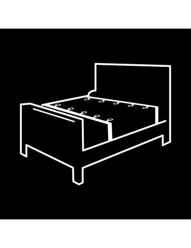 FETISH SUBMISSIVE - SET DI CRAVATTE DA LETTO CON FODERA IN NOPRENE