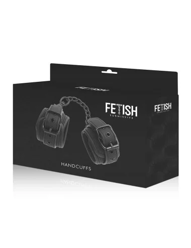 FETISH SUBMISSIVE - MANETTE IN PELLE VEGANA CON FODERA IN NOPRENE