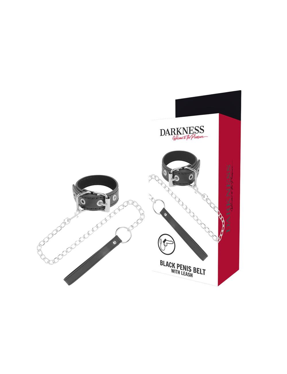 DARKNESS - ANELLO PER PENE CON CINTURINO
