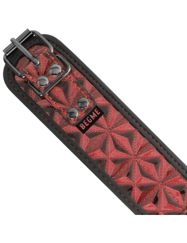 BEGME - COLLETTO RED EDITION CON MORSETTI PER CAPEZZOLI CON FODERA IN NEOPRENE