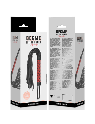 BEGME - FLOGGER IN PELLE VEGANA EDIZIONE ROSSA
