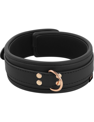 COQUETTE CHIC DESIRE - COLLANA IN PELLE FANTASIA VEGANA CON CINTURINO E FODERA IN NEOPRENE