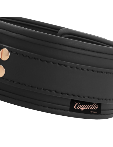 COQUETTE CHIC DESIRE - COLLANA IN PELLE FANTASIA VEGANA CON CINTURINO E FODERA IN NEOPRENE
