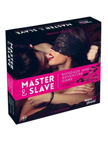 TEASE & PLEASE - SET 13 ACCESSORI BONDAGE MAGENTA