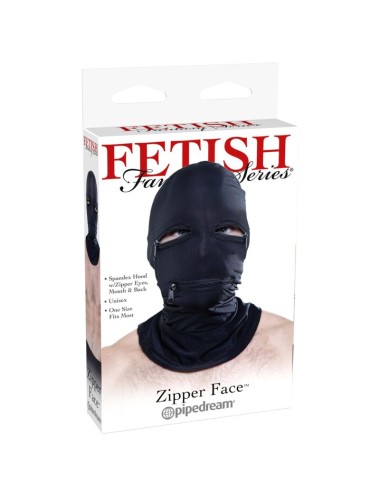 FETISH FANTASY SERIES - CAPPUCCIO CON CERNIERE NERO