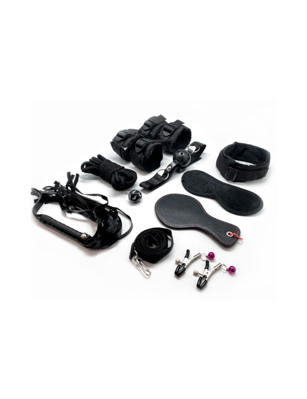 ALIVE - FURY KIT 10 PEZZI BDSM NERO ALIVE - FURY KIT 10 PEZZI BDSM NERO