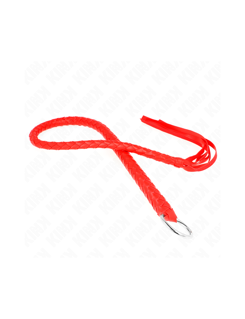 KINK - FRUSTA SERPENTE CON ANELLO MANO ROSSO 65 CM