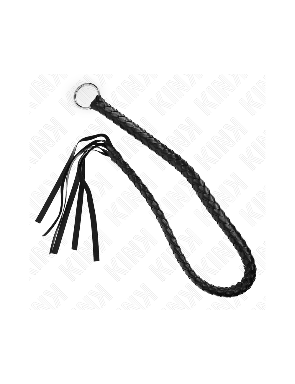 KINK - FRUSTA SERPENTE CON ANELLO MANO NERA 65 CM