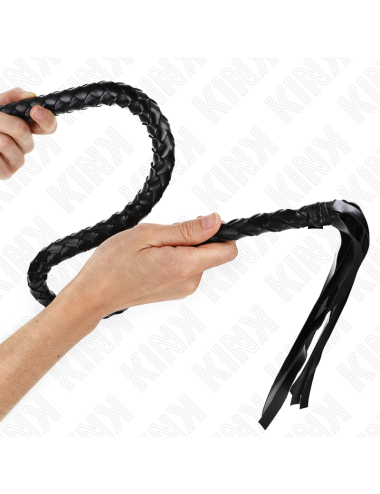 KINK - FRUSTA SERPENTE CON ANELLO MANO NERA 65 CM
