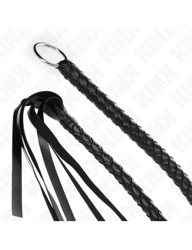 KINK - FRUSTA SERPENTE CON ANELLO MANO NERA 65 CM