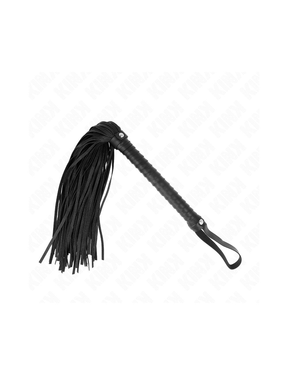 KINK - FRUSTA CON MANICO NERO STRUTTURATO 48 KINK - FRUSTA CON MANICO NERO STRUTTURATO 48