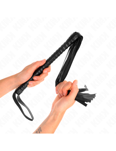 KINK - FRUSTA CON MANICO NERO STRUTTURATO 48,5 CM