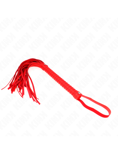 KINK - FRUSTA CON MANICO ROSSO STRUTTURATO 48