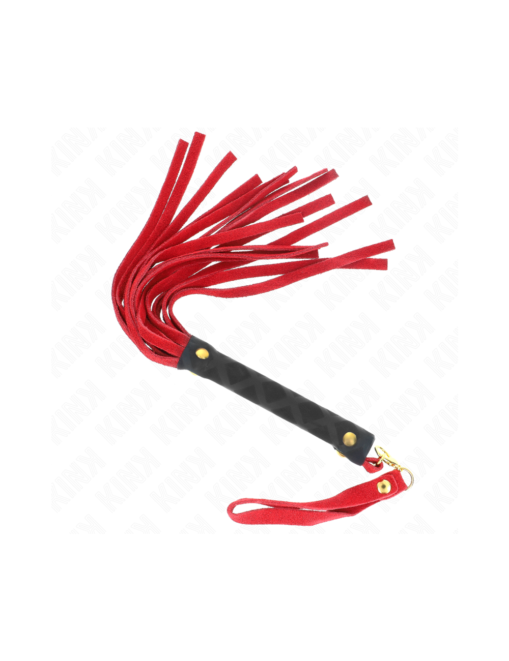 KINK - MINI FRUSTA IN CAMOSCIO ROSSO 30 CM